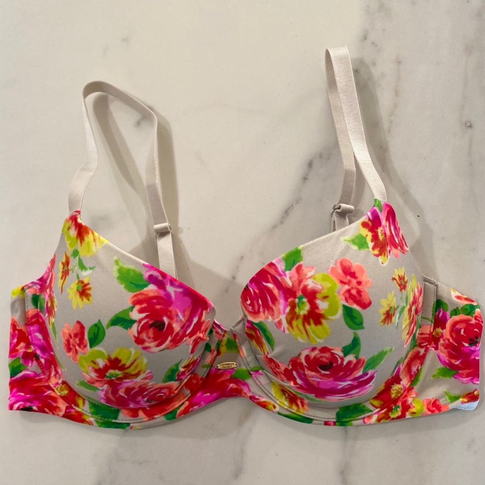 Victoria’s Secret floral Demi bra 34c